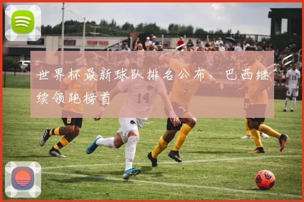 世界杯最新球队排名公布，巴西继续领跑榜首