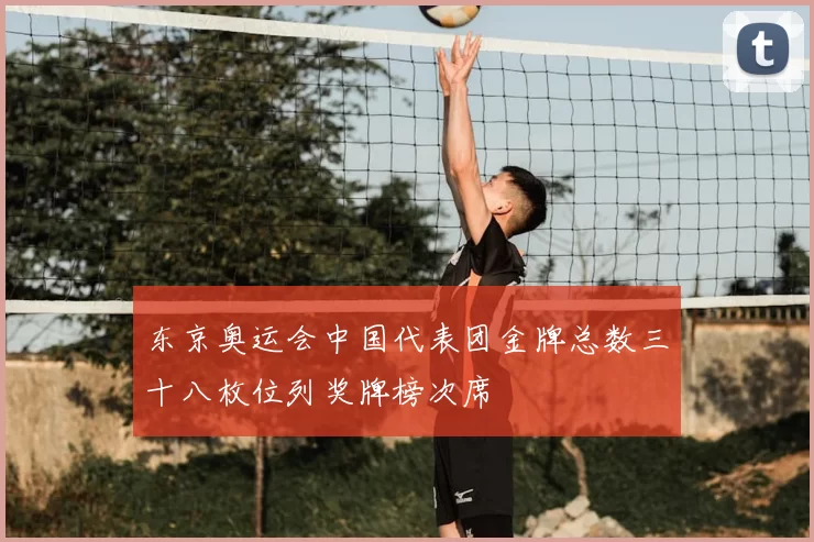 东京奥运会中国代表团金牌总数三十八枚位列奖牌榜次席